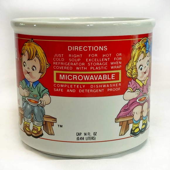 Campbell’s Kid on a bench Soup Mug 1993 - Picture 2 of 6